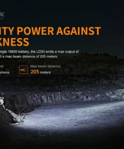 Flashlights Fenix LD30 1600 Lumens Ultra-Compact Flashlight With Tail Switch