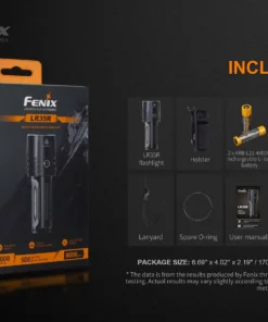 FENIX LR35R 10,000 LUMEN RECHARGEABLE FLASHLIGHT Flashlights 16 FENIX LR35R 10,000 LUMEN RECHARGEABLE FLASHLIGHT Flashlights
