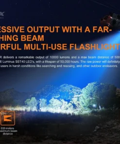 FENIX LR35R 10,000 LUMEN RECHARGEABLE FLASHLIGHT Flashlights 26 FENIX LR35R 10,000 LUMEN RECHARGEABLE FLASHLIGHT Flashlights