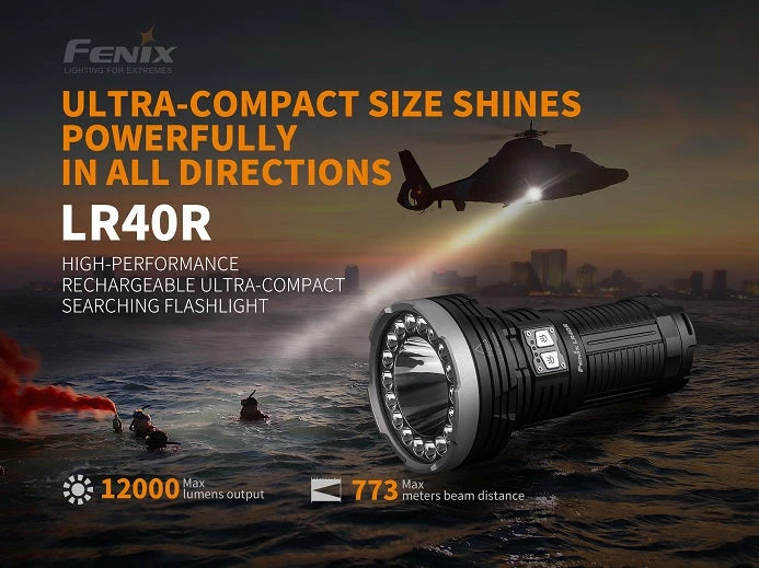 Flashlights Fenix LR40R Rechargeable 12000 Lumen Flashlight 4 Flashlights Fenix LR40R Rechargeable 12000 Lumen Flashlight