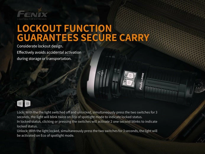 Flashlights Fenix LR40R Rechargeable 12000 Lumen Flashlight 13 Flashlights Fenix LR40R Rechargeable 12000 Lumen Flashlight