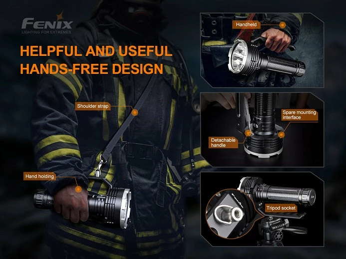 Flashlights Fenix LR80R 18000 Lumen Rechargeable Searchlight 13 Flashlights Fenix LR80R 18000 Lumen Rechargeable Searchlight