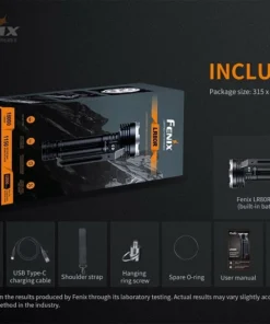 Flashlights Fenix LR80R 18000 Lumen Rechargeable Searchlight 36 Flashlights Fenix LR80R 18000 Lumen Rechargeable Searchlight