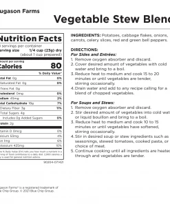 Augason Farms Vegetable Stew Blend Pouch Food & Food Storage