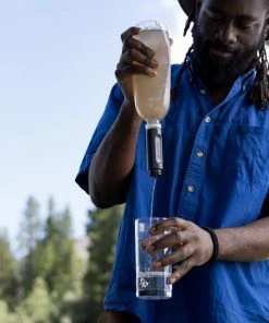 LifeStraw Peak Series Collapsible Squeeze Water Bottle Filter System 1L