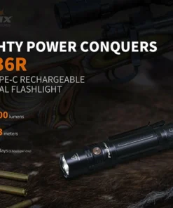 Fenix PD36R 1600 Lumens Rechargeable Flashlight Flashlights 30 Fenix PD36R 1600 Lumens Rechargeable Flashlight Flashlights