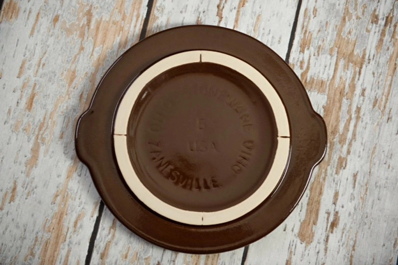 Ohio Stoneware Preserving Crock Covers Kitchen 6 Ohio Stoneware Preserving Crock Covers Kitchen