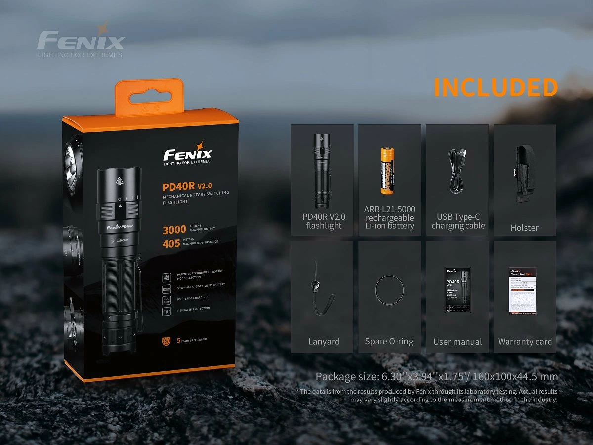 Flashlights FENIX PD40R V2.0 3000 LUMENS RECHARGEABLE FLASHLIGHT 3 Flashlights FENIX PD40R V2.0 3000 LUMENS RECHARGEABLE FLASHLIGHT