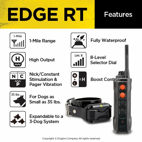 DOGTRA EDGE RT TRAINING SYSTEM Dogs 2 DOGTRA EDGE RT TRAINING SYSTEM Dogs