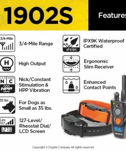 DOGTRA 1902S 2-DOG TRAINING SYSTEM