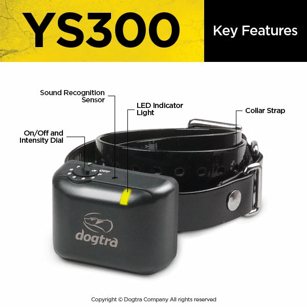 Dogs DOGTRA YS300 NO BARK COLLAR 3 Dogs DOGTRA YS300 NO BARK COLLAR