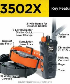 DOGTRA 3502X 2-DOG TRAINING SYSTEM
