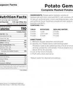 Augason Farms Potato Gems Mashed Potatoes