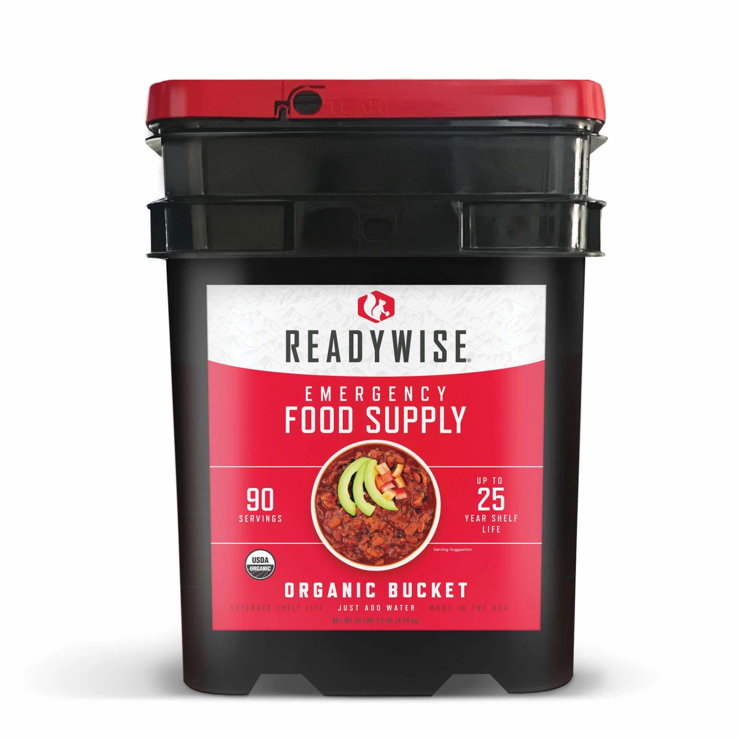 ReadyWise Organic Bucket - 90 Servings Food & Food Storage 1 ReadyWise Organic Bucket - 90 Servings Food & Food Storage