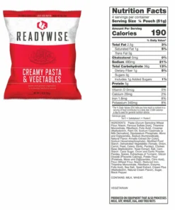 ReadyWise Breakfast & Entree Grab & Go Bucket- 84 Servings