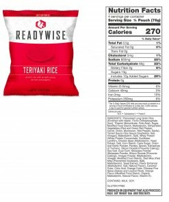 ReadyWise Gluten Free Grab And Go Emergency Food Bucket - 84 Servings Food & Food Storage