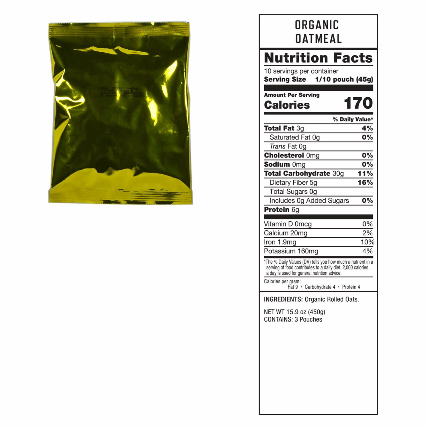 ReadyWise Organic Bucket - 90 Servings Food & Food Storage 5 ReadyWise Organic Bucket - 90 Servings Food & Food Storage