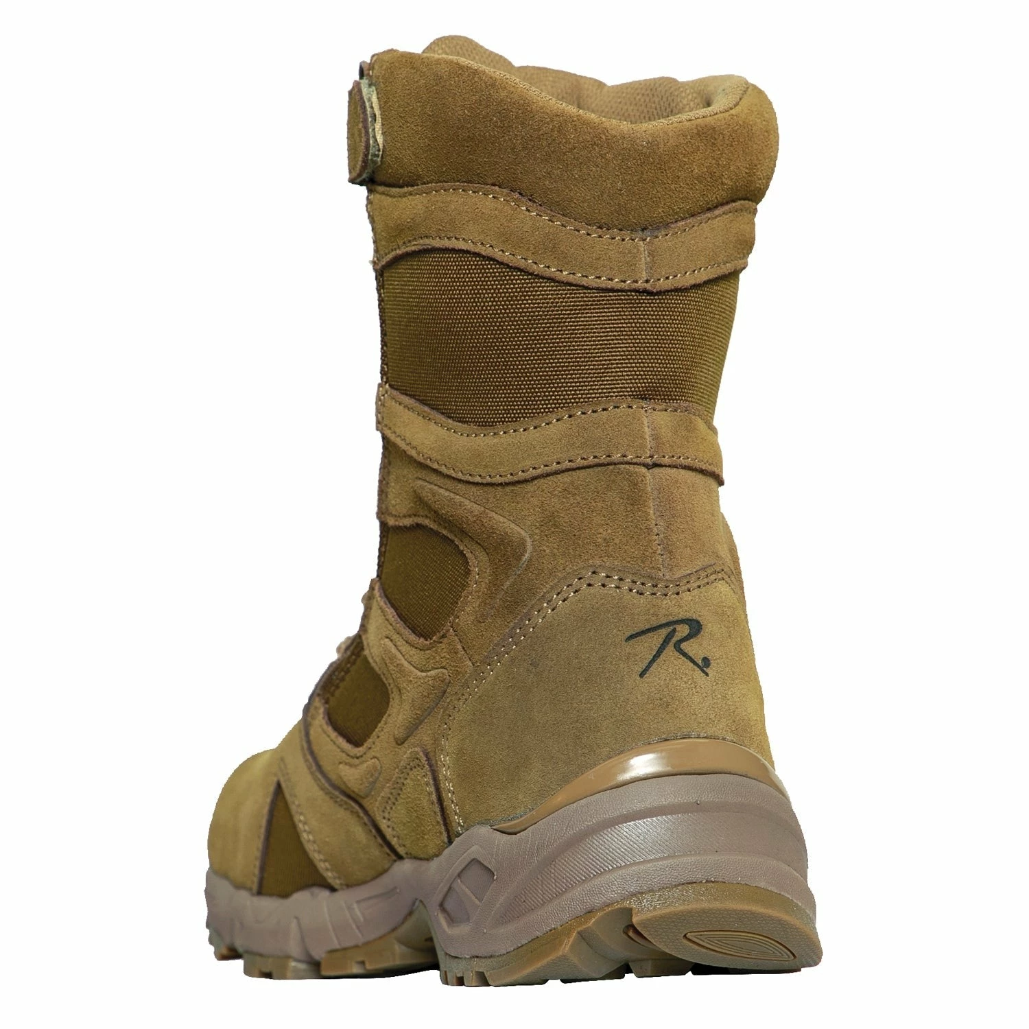 Rothco Forced Entry 8" Deployment Boots With Side Zipper - Coyote Brown 2 Rothco Forced Entry 8" Deployment Boots With Side Zipper - Coyote Brown