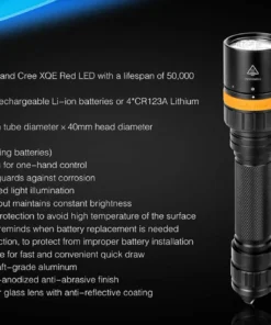FENIX SD20 1000 LUMENS DIVE LIGHT Flashlights