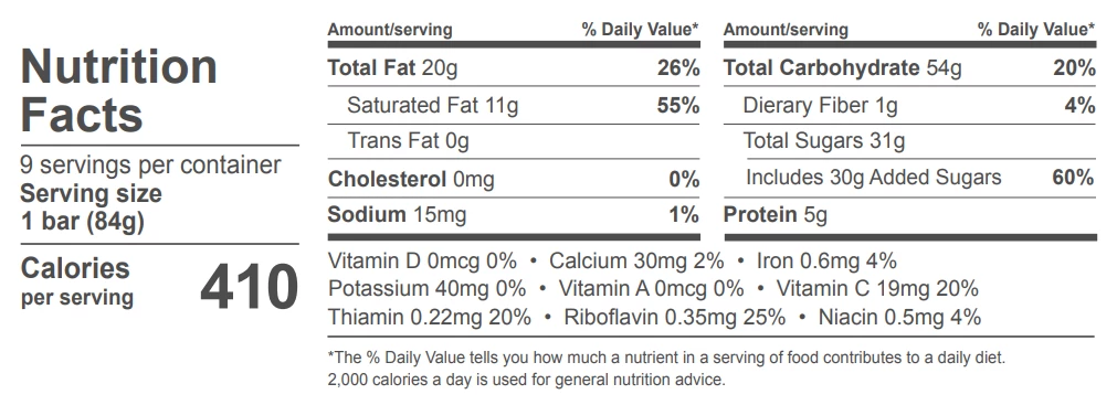 SOS Food Lab Inc SOS Emergency Ration Bar Case 20 Rations - 3600 Kcal 3 SOS Food Lab Inc SOS Emergency Ration Bar Case 20 Rations - 3600 Kcal