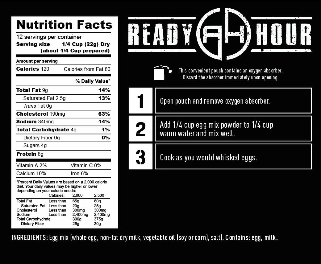 Ready Hour Ultimate Breakfast Kit 140 Servings 8 Ready Hour Ultimate Breakfast Kit 140 Servings