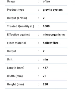 Katadyn Befree Water Filtration System 3L