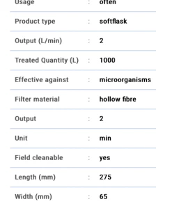 Katadyn BeFree Collapsible Water Filtration Bottle 0.6L 7 Katadyn BeFree Collapsible Water Filtration Bottle 0.6L