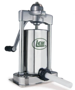 LEM MIGHTY BITE 5 LB. VERTICAL SAUSAGE STUFFER - PLASTIC STUFFING TUBES
