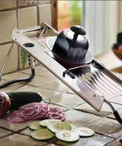 Roots & Harvest Stainless Steel Vegetable Slicer Home, Farm & Garden