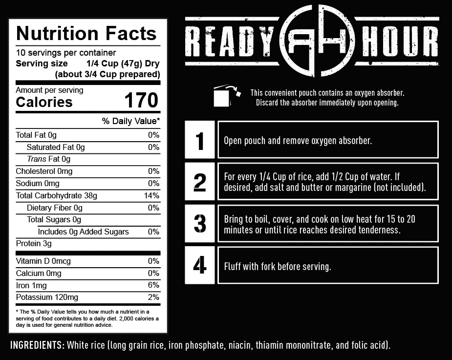 Ready Hour Beans Trio With Rice Kit 7 Ready Hour Beans Trio With Rice Kit