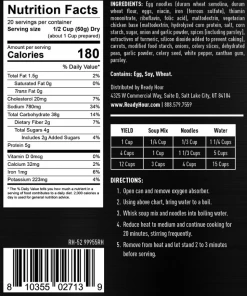 Ready Hour Chicken Flavored Noodle Soup #10 Can