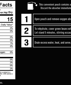 Vegetables Ready Hour Freeze-Dried Green Beans Case