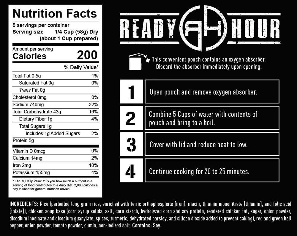 Ready Hour Southwest Savoury Rice Case Pack 3 Ready Hour Southwest Savoury Rice Case Pack