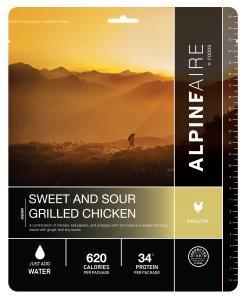 AlpineAire Sweet & Sour Grilled Chicken Backpacking Meals