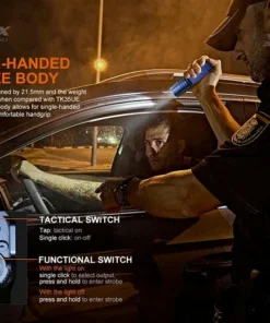 Fenix TK35UE V2.0 5000 Lumens Rechargeable Flashlight Flashlights