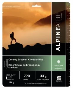 Backpacking Meals AlpineAire Creamy Broccoli Cheddar Rice