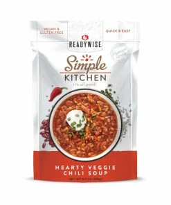 ReadyWise Food & Food Storage Simple Kitchen Hearty Veggie Chili Soup - 6 Pack