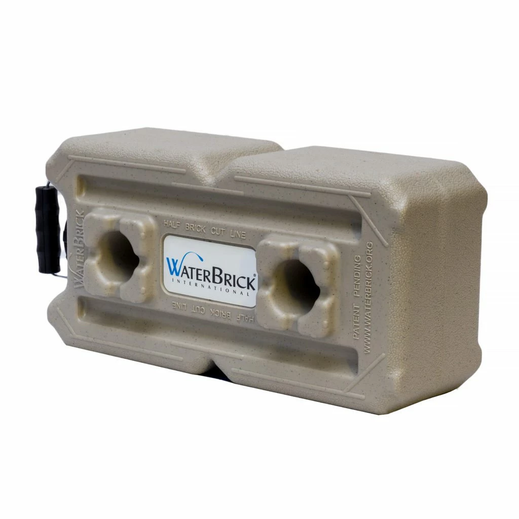 Standard WaterBrick 3.5 Gallon - Tan 2 Pack 4 Standard WaterBrick 3.5 Gallon - Tan 2 Pack