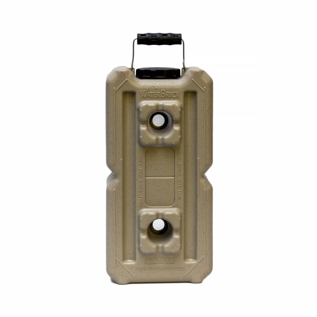 Standard WaterBrick 3.5 Gallon - Tan 2 Pack 2 Standard WaterBrick 3.5 Gallon - Tan 2 Pack