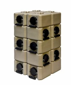 Standard WaterBrick 3.5 Gallon - Tan 10 Pack