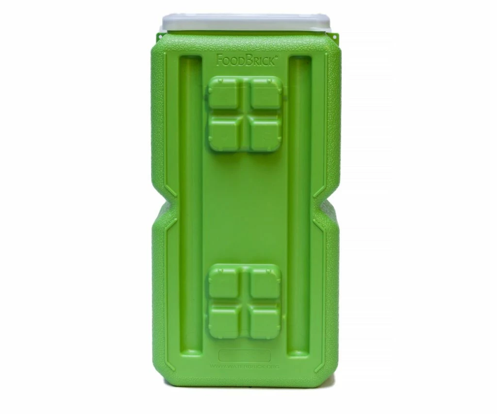 WaterBrick Food & Food Storage Standard FoodBrick 3.5 Gallon - Green 2 Pack 2 WaterBrick Food & Food Storage Standard FoodBrick 3.5 Gallon - Green 2 Pack