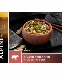 Backpacking Meals AlpineAire Ginger Stir Fried Rice With Beef