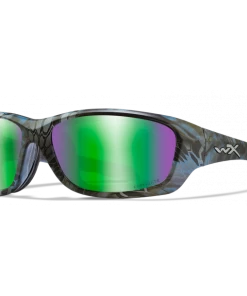 WILEY X GRAVITY - CAPTIVATE Polarized Green Mirror With Kryptek Neptune Frame Gear