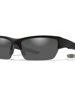 WILEY X VAPOR 2 Lens Pack ~ Smoke Grey - Clear With Matte Black Frame