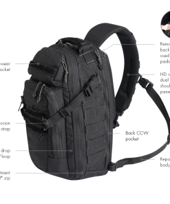 FIRST TACTICAL CROSSHATCH SLING PACK 19 FIRST TACTICAL CROSSHATCH SLING PACK