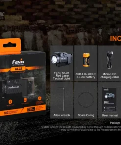 FENIX GL22 750 LUMENS TAC LIGHT WITH RED LASER SIGHT - 750 LUMENS Flashlights 20 FENIX GL22 750 LUMENS TAC LIGHT WITH RED LASER SIGHT - 750 LUMENS Flashlights