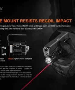 FENIX GL22 750 LUMENS TAC LIGHT WITH RED LASER SIGHT - 750 LUMENS Flashlights 24 FENIX GL22 750 LUMENS TAC LIGHT WITH RED LASER SIGHT - 750 LUMENS Flashlights