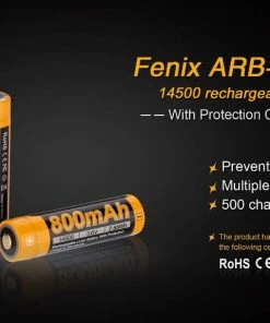 Fenix Lights FENIX ARB-L14 800 14500 LI-ION RECHARGEABLE BATTERY