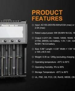 FENIX ARE-A4 SMART BATTERY CHARGER Fenix Lights