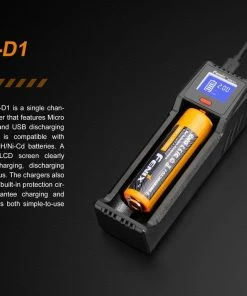 Fenix ARE-D1 Single Bay Smart Battery Charger Fenix Lights